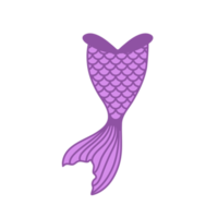 Underwater mermaid tail silhouette cute party decorations for girls png