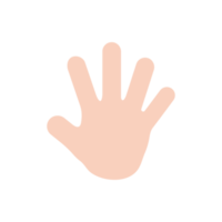 Hand-Symbol. Cartoon-Hand mit Handschuhen zur Vorbeugung von Viren Das Konzept des Händewaschens tötet Bakterien ab png