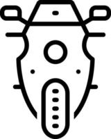 line icon for front vector