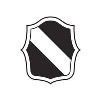 Army shield for war icon, simple style vector