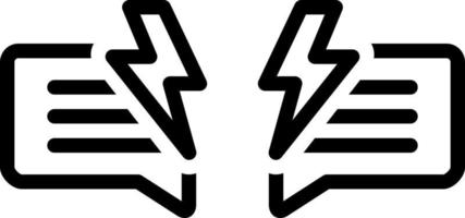 line icon for dispute vector