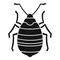 Bug insect icon, simple style vector