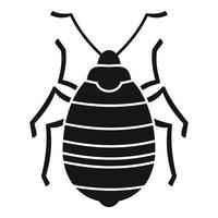 Bug insect icon, simple style vector