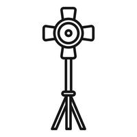 Cinema light icon, outline style vector