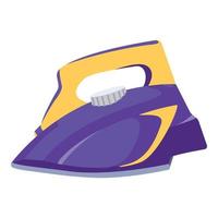 Smoothing flatiron icon, cartoon style vector