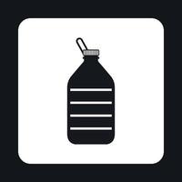 Large bottle of water icon, simple style vector