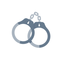 Handcuffs. Chains for detaining offenders. png