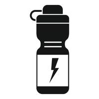 Boost energy drink icon, simple style vector