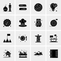 16 Universal Business Icons Vector Creative Icon Illustration to use in web and Mobile Related project