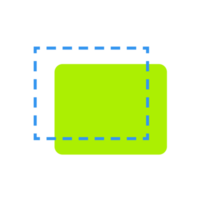 Memphis Elements. simple geometric line object structure shape png