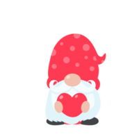 julniss. en liten gnome som bär en röd yllehatt. fira på jul png