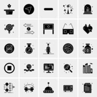 25 iconos de negocios universales vector ilustración de icono creativo para usar en proyectos relacionados con la web y dispositivos móviles