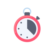 Stopwatch to set reminder time for product promotion schedule. png