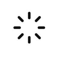 icono de descarga sitio web cargador de búfer un círculo giratorio para descargar información en el sitio web. png