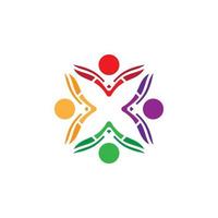 Community, network and social icon vector