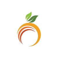 Orange logo icon vector illustration