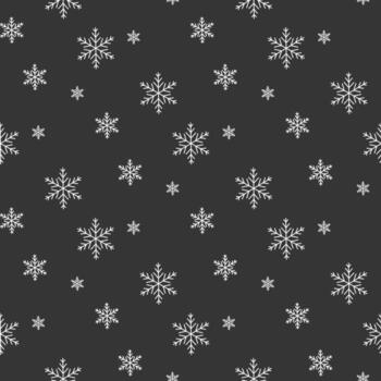 patrón con copos de nieve vector