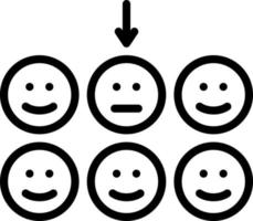 line icon for exception vector