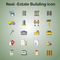 Real estate icons set illustration vector