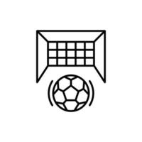 penalty point icon. outline icon vector