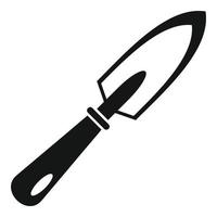 Farm hand shovel icon, simple style vector