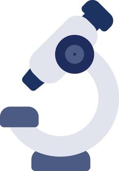 Microscope Flat Icon vector