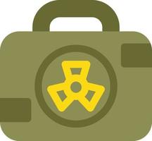 Nuclear Case Flat Icon vector