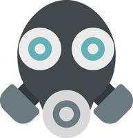 Gas Mask Flat Icon vector