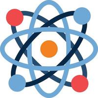 Atoms Flat Icon vector