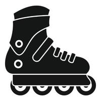 icono de patines profesionales, estilo simple vector