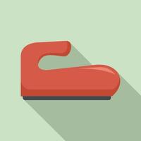 Child car seat icon, flat style vector