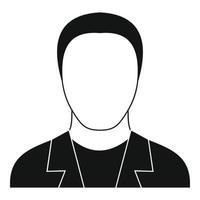 Man avatar icon vector simple