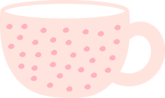schattig thee of koffie kop uitsnijden png