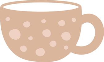 schattig thee of koffie kop uitsnijden png