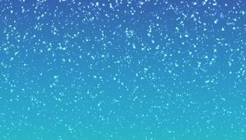 Colorful background blurry snow. Bokeh background with snowflake. Winter glittering snowflakes swirl bokeh background, backdrop with sparkling blue stars. Snowflake winter season. photo