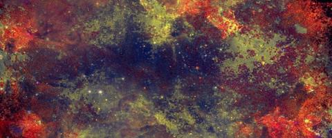 Abstract colorful background. Colorful acrylic watercolor grunge paint background. Outer space. Frost and lights background. Nebula and stars in space. photo