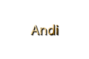 ANDI MOCKUP 3D NAME png