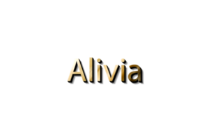 alvia modello nome 3d png