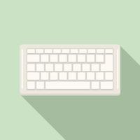 Control keyboard icon, flat style vector