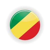 Republic of the Congo icon circle vector