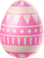 Lycklig påsk dag färgrik ägg isolerat png
