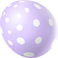 Happy Easter Day colorful egg isolated png