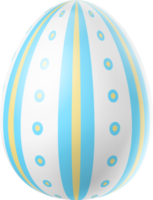 Happy Easter Day colorful egg isolated png