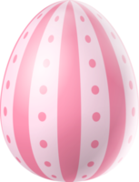 Happy Easter Day colorful egg isolated png