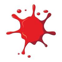 Blood spatter icon vector