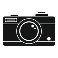 icono de cámara, estilo simple vector