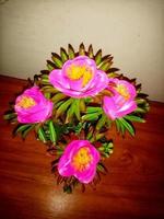 Chinese peony flower vase photo