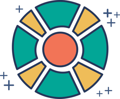 sudd ringa ikon illustration glyf stil design med Färg och plus tecken. png