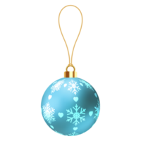 metallico Natale sfera. png