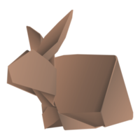 papel de origami de conejo. png